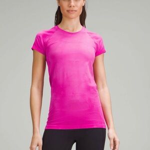 lululemon athletica sonic pink tie die  Women's Top
